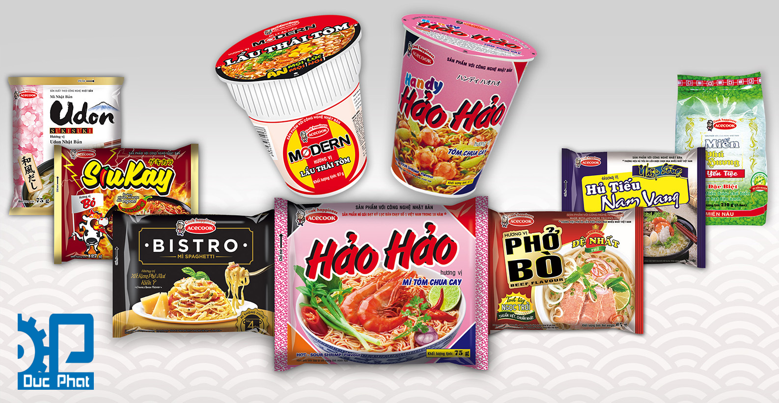 Quy trình đóng gói mì ăn liền và các loại bao bì phổ biến nhất - Công ty TNHH Đức Phát